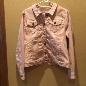 Market & Spruce Light Pink Denim Jacket